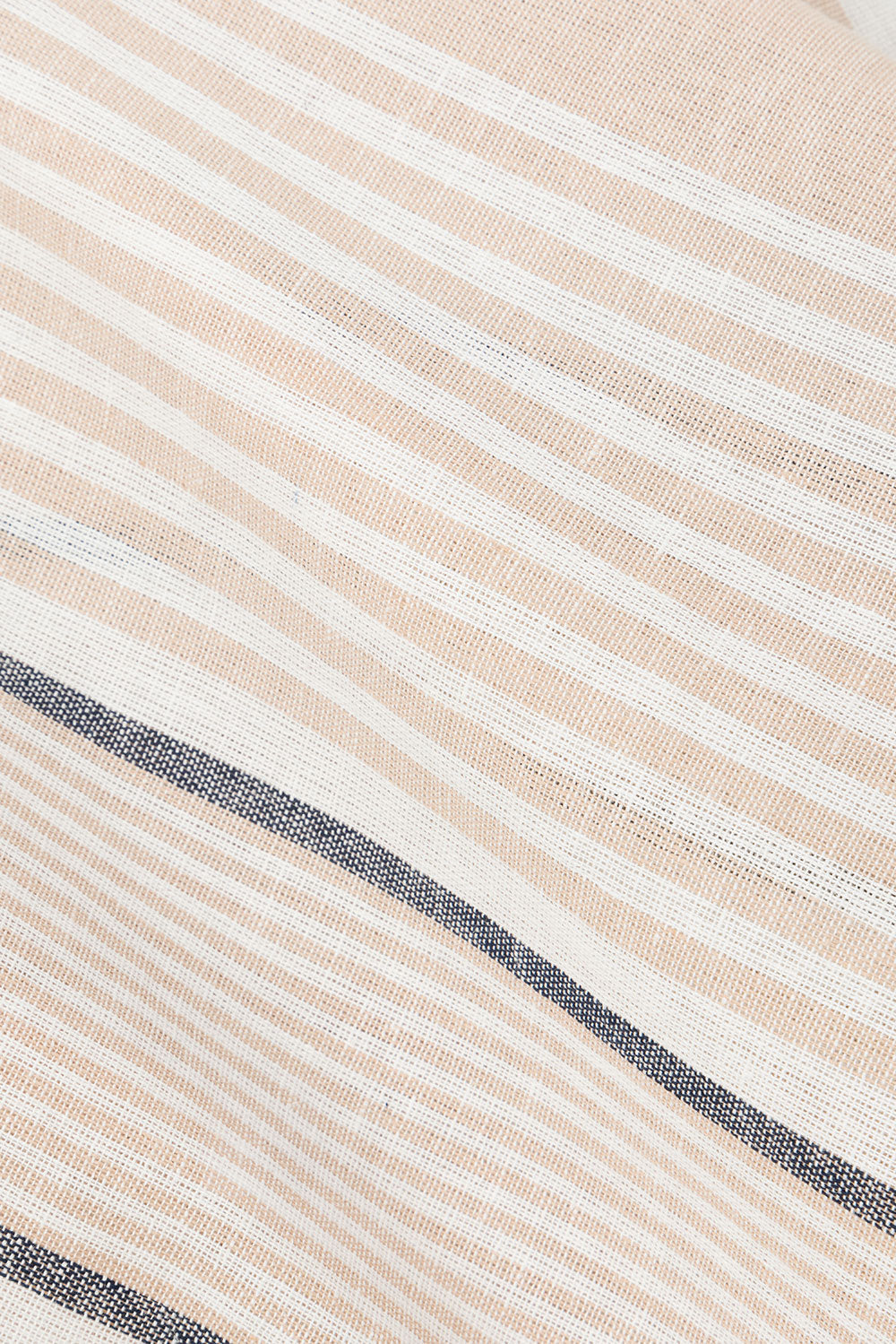 Beige Boxy Button Up V Neck Malia Dress