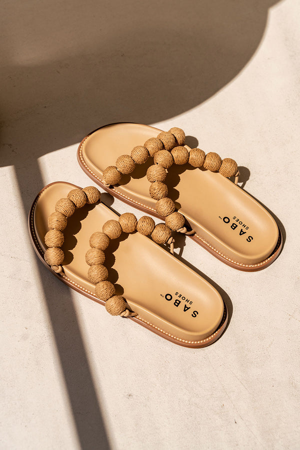 Zuri Sandals - Natural
