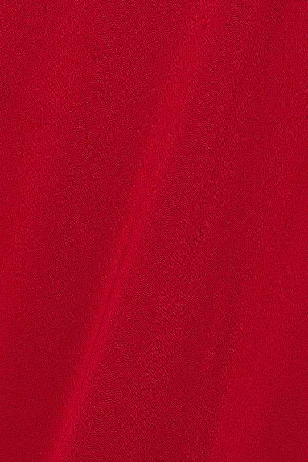 Red Backless One-Shoulder Front Tie Natalie Jumpsuit