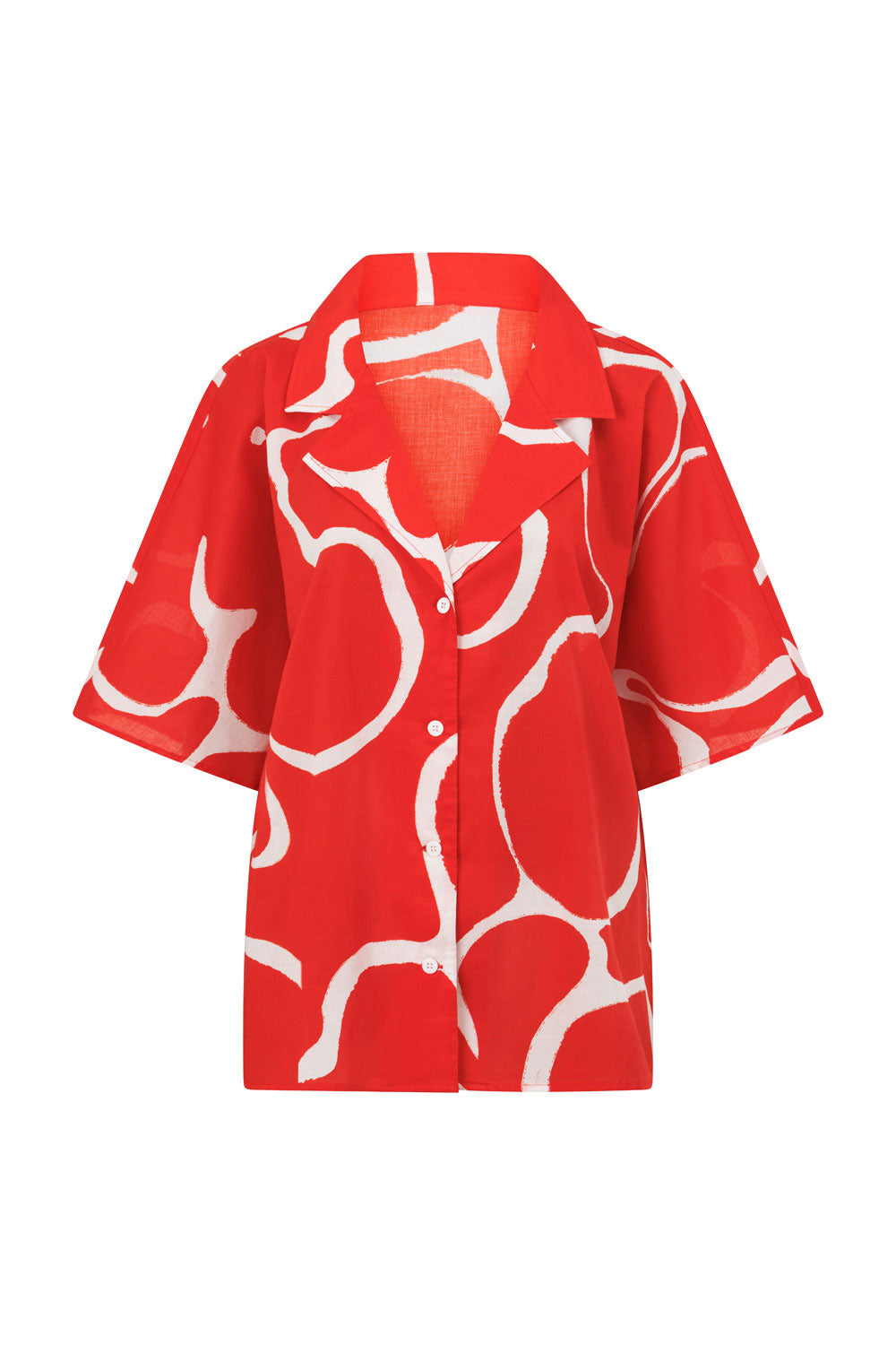 SAMPLE-Seona Top - Evoke Red