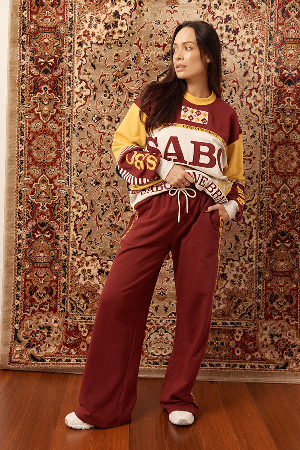 Goal Pants - Maroon SABO x BRNX