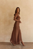 SAMPLE-Callista Dress - Chocolate