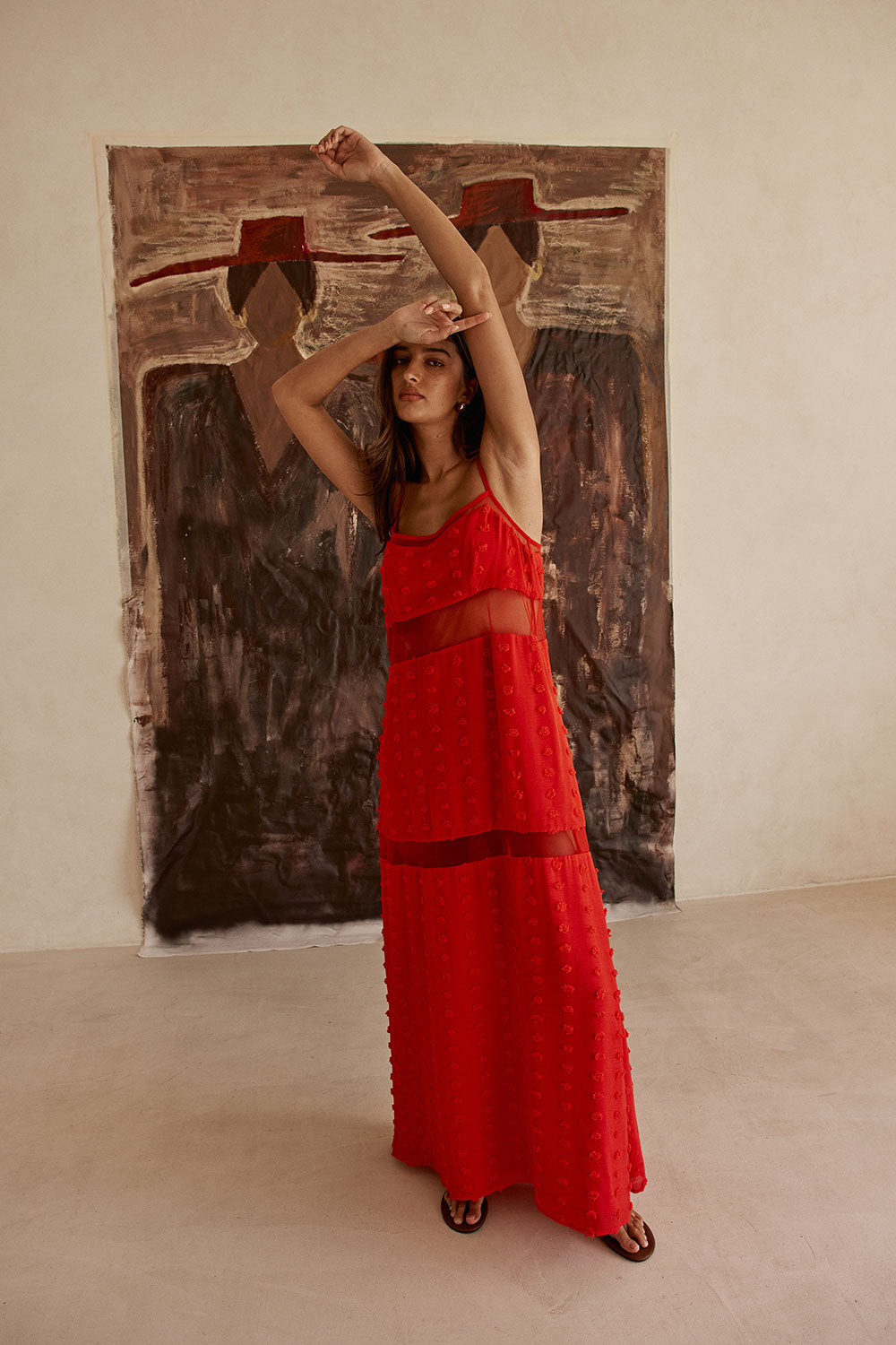 Tassia Dress - Red
