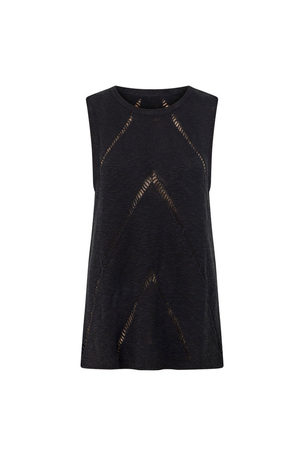 Josiah Knit Top - Black