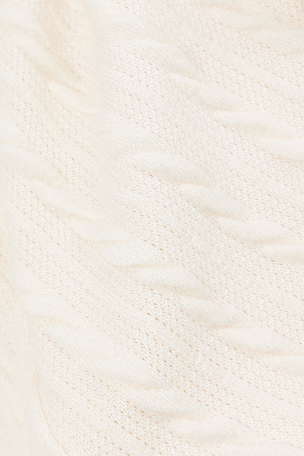 Cream High Waist Elastic Drawstring Jojo Shorts