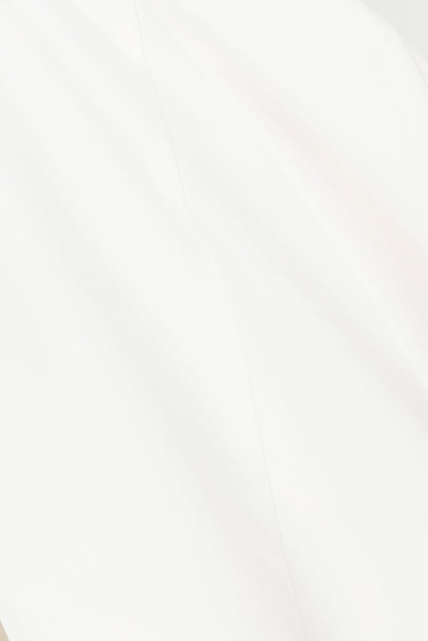 White Backless Cross Halterneck Mini Jorden Dress