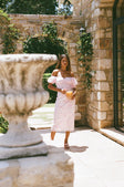 Jhene Off Shoulder Midi Dress - Pink