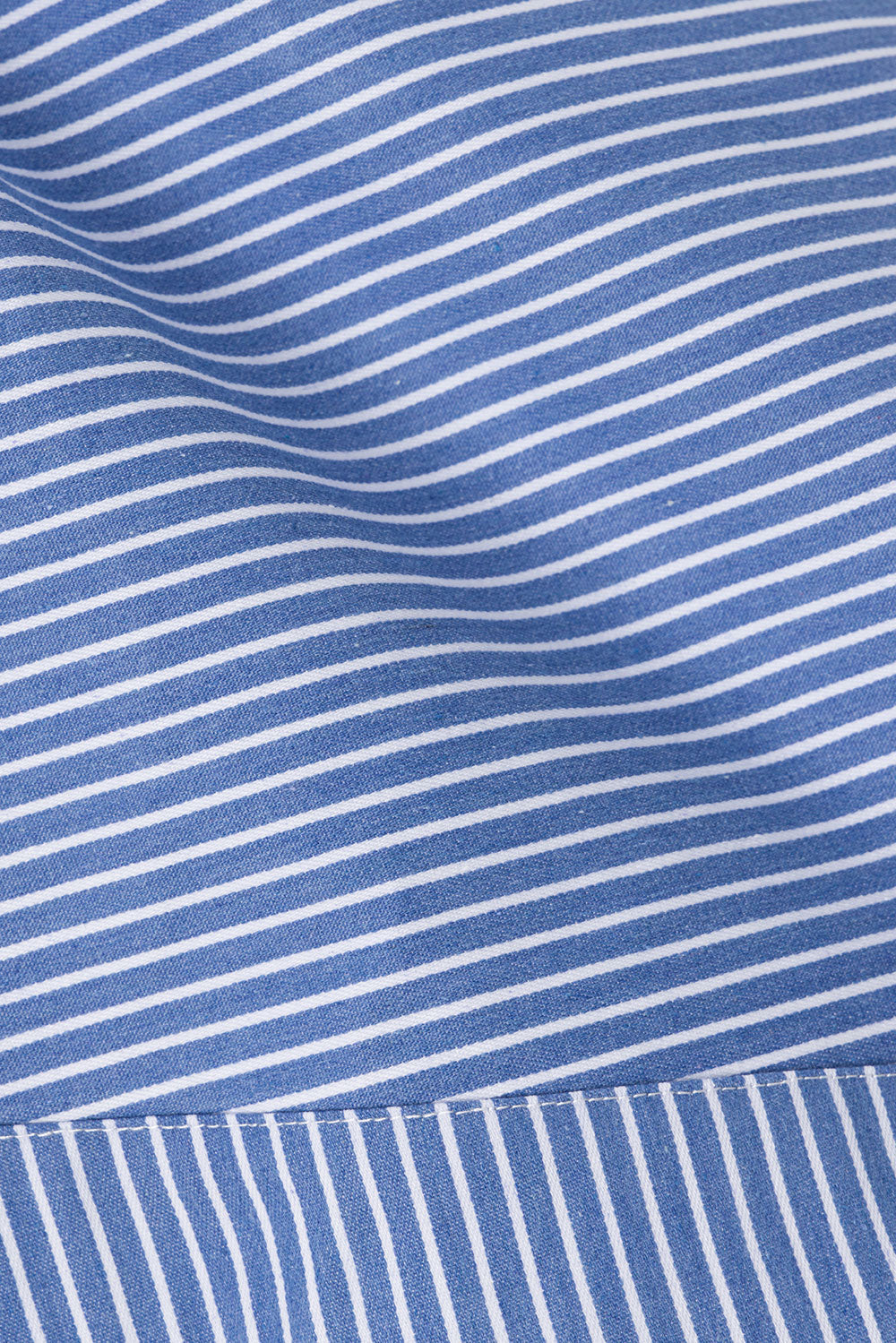 Alyssia Mini Wrap Skirt - Blue, White Stripe