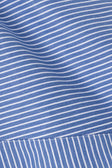Alyssia Mini Wrap Skirt - Blue, White Stripe