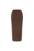 SAMPLE-Heather Skirt - Mahogany