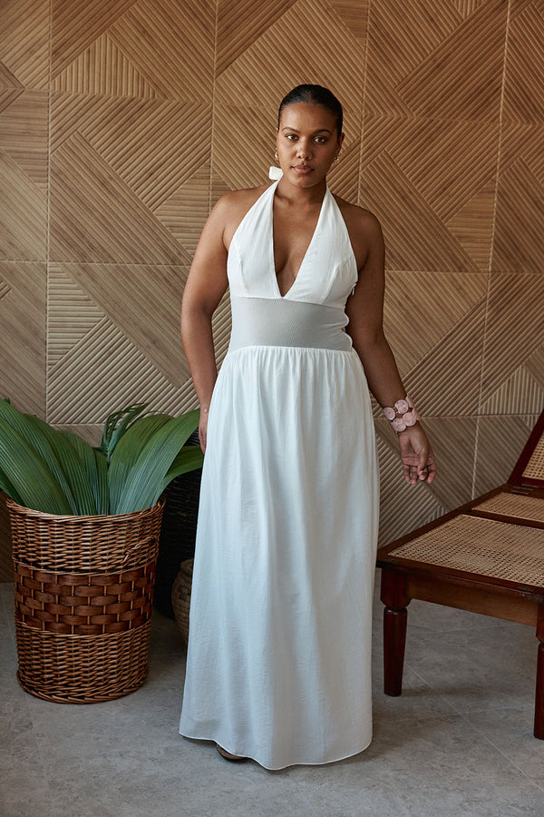 Arletta Dress - White