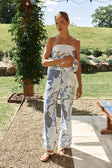 Blue Bouquet Blu Print Brooklyn Trouser Pants