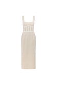 SAMPLE-Ricardo Midi Dress - Stone