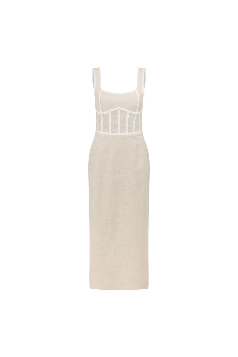 SAMPLE-Ricardo Midi Dress - Stone