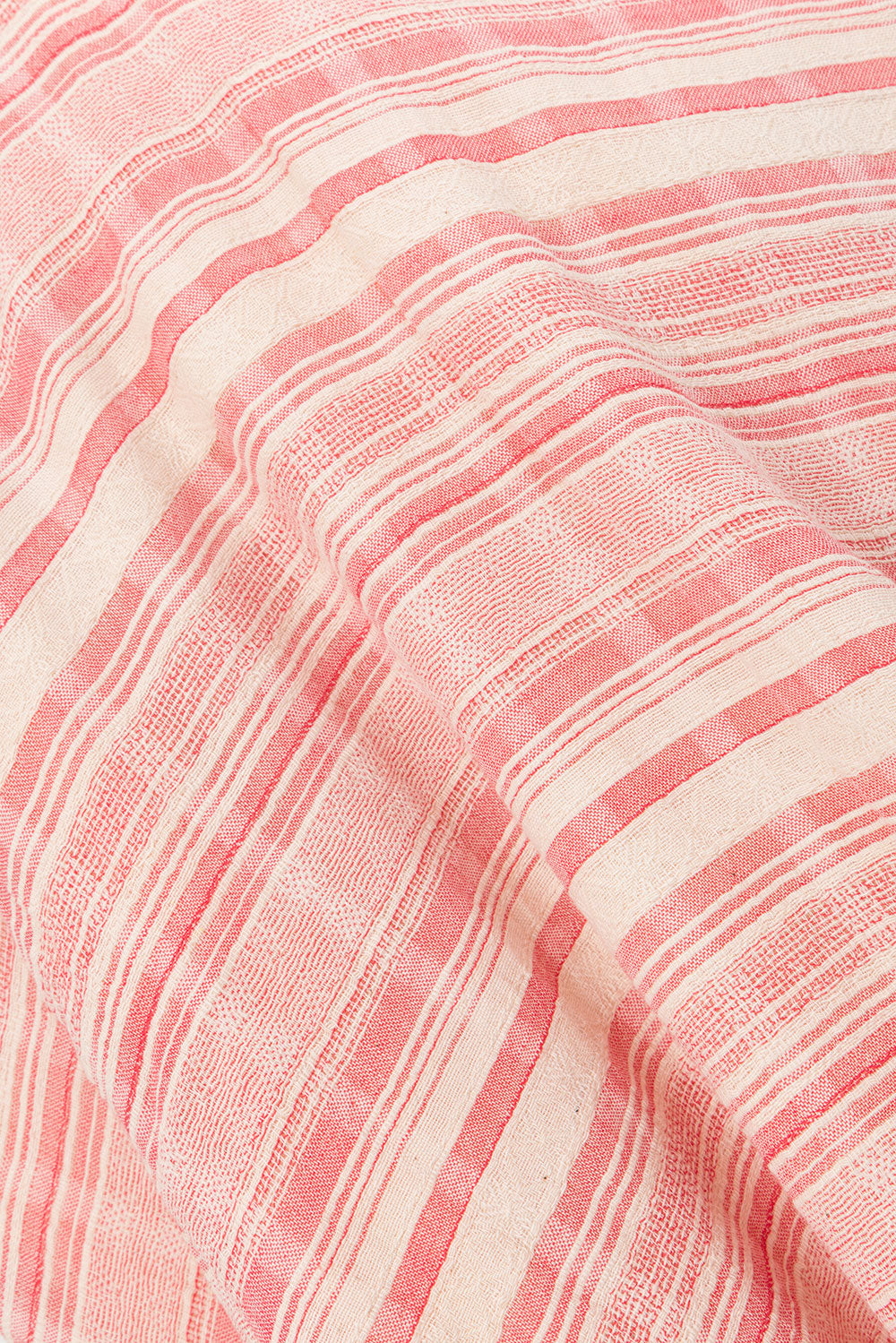 Pink And White Stripe One Shoulder Navi Maxi Dress
