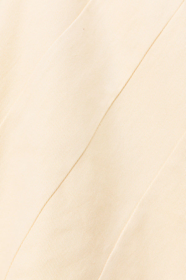 Cream Strapless Panelled Sorren Top