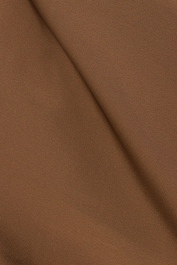 Chocolate Brown Strappy Plunge V Neck Zarah Top