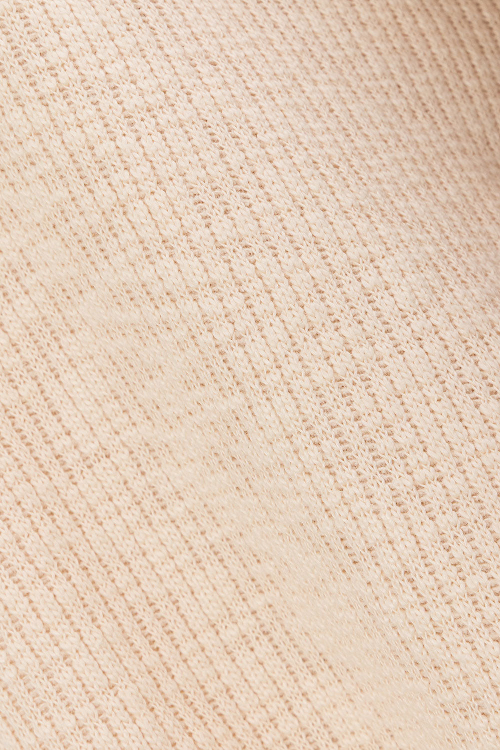 Beige Ribbed High Waist Liora Pants