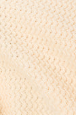 Cream Zig Zag Knit V Neck Mabel Vest Top