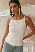 Illaria Top - White Bead