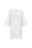 White Wrap Mini Jessie Wrap Dress