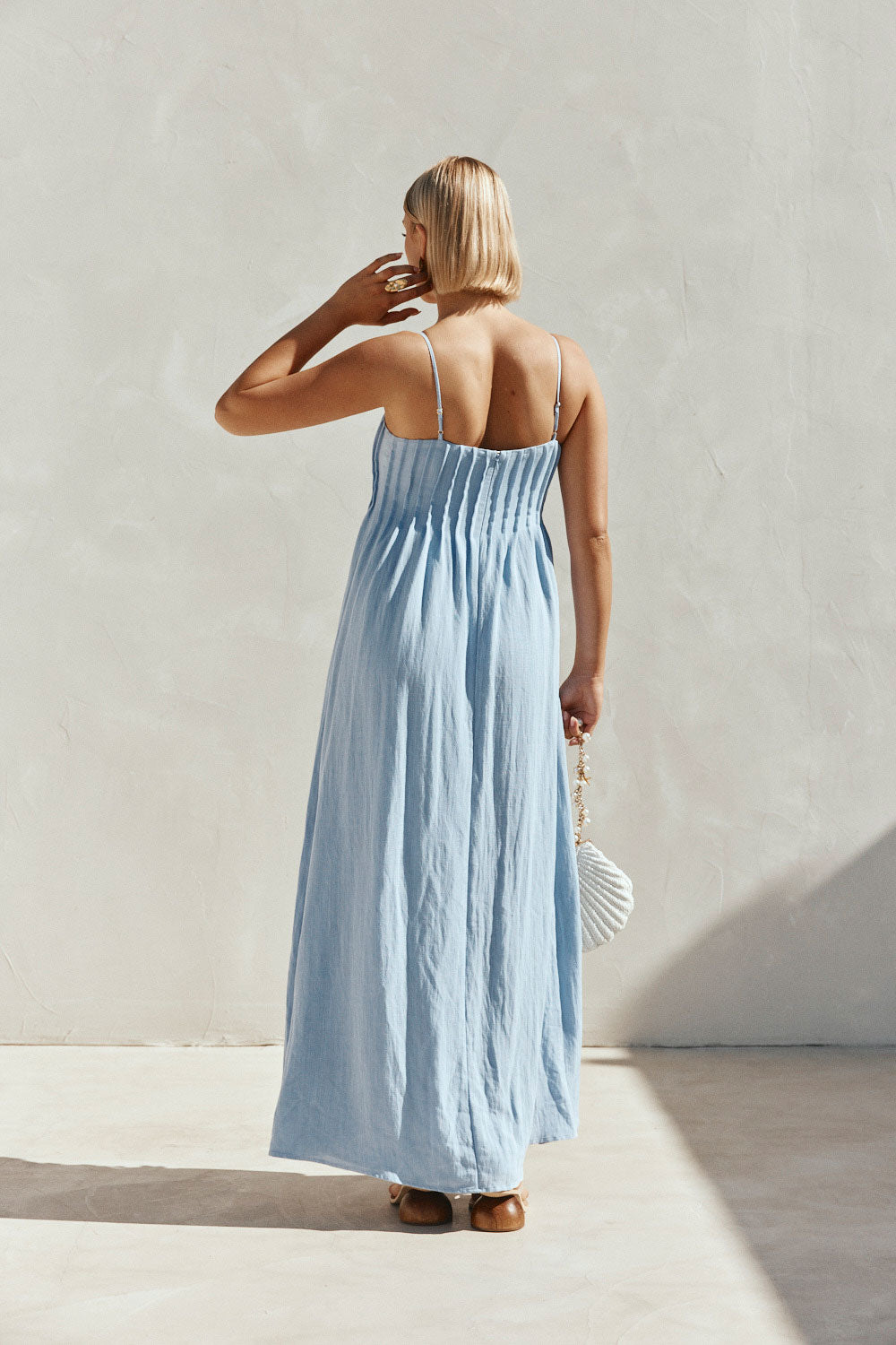 SAMPLE-Ada Dress - Blue