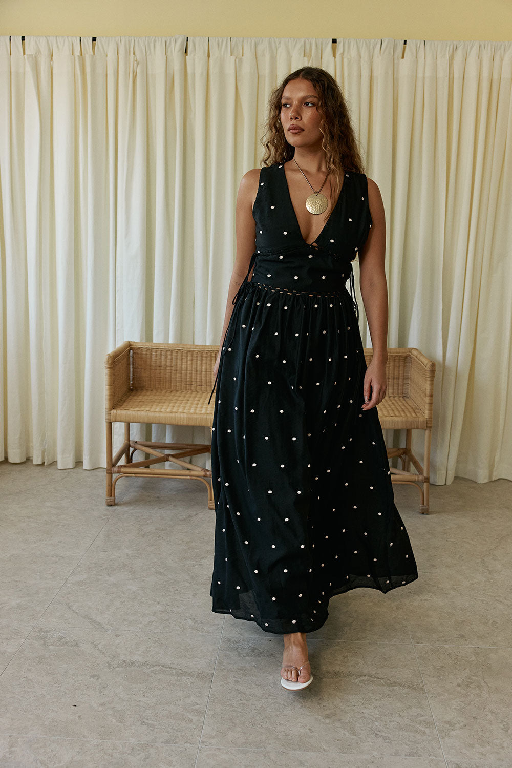 Franci Dress - Midnight Speck