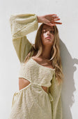 SAMPLE-Indie Cutout Dress - Citrus