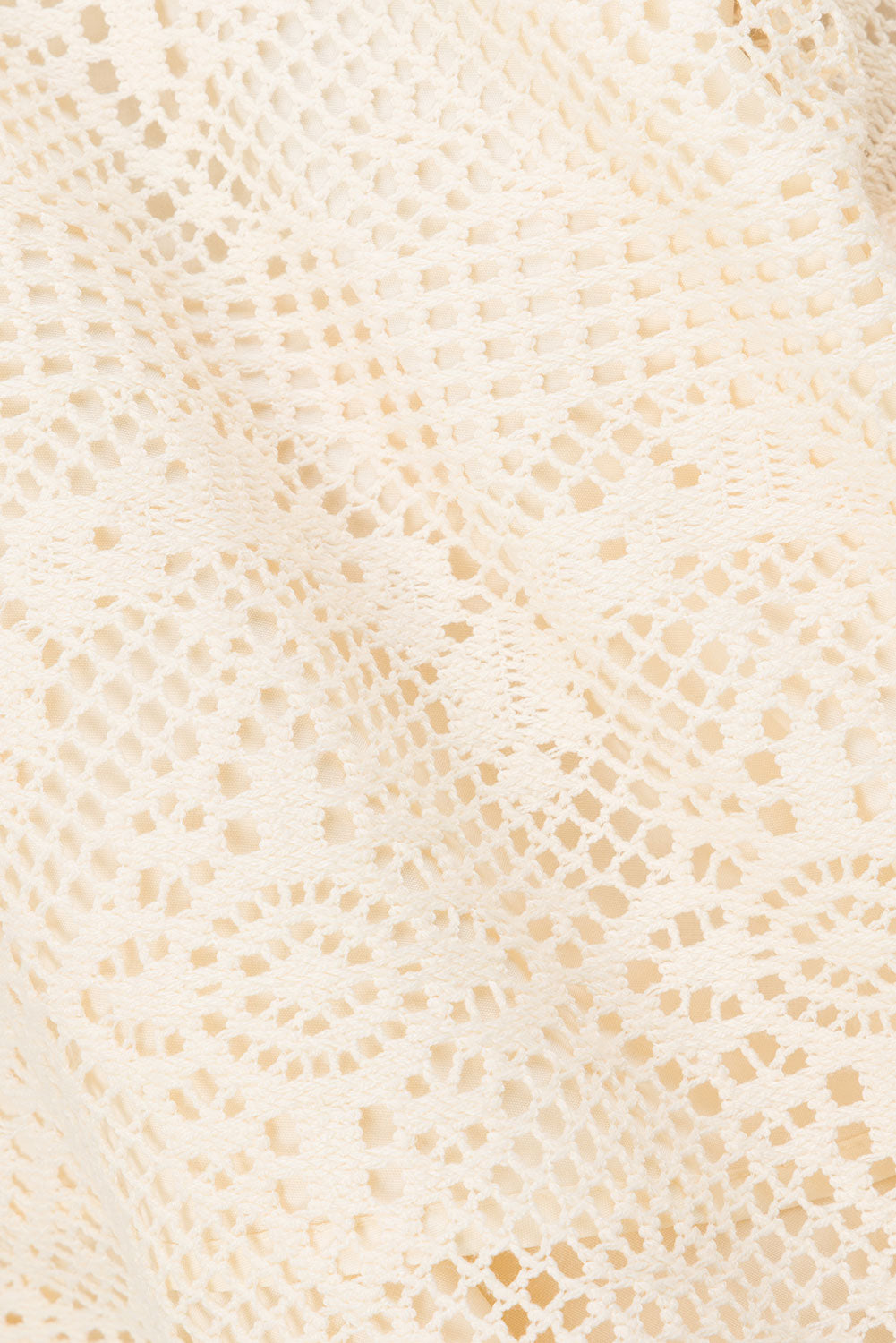 Beige Vintage Lace Mini Gem Dress