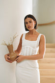 SAMPLE-Ricardo Midi Dress - Stone