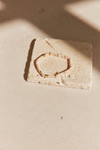 Peachy, White and Cream Elastic Bead Bracelet