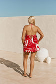 SAMPLE-Tamsin Dress - Red Voyage