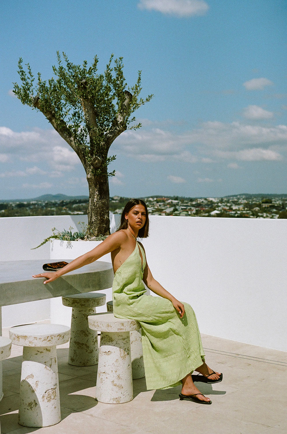 Atlanta Maxi Dress - Green  SABO