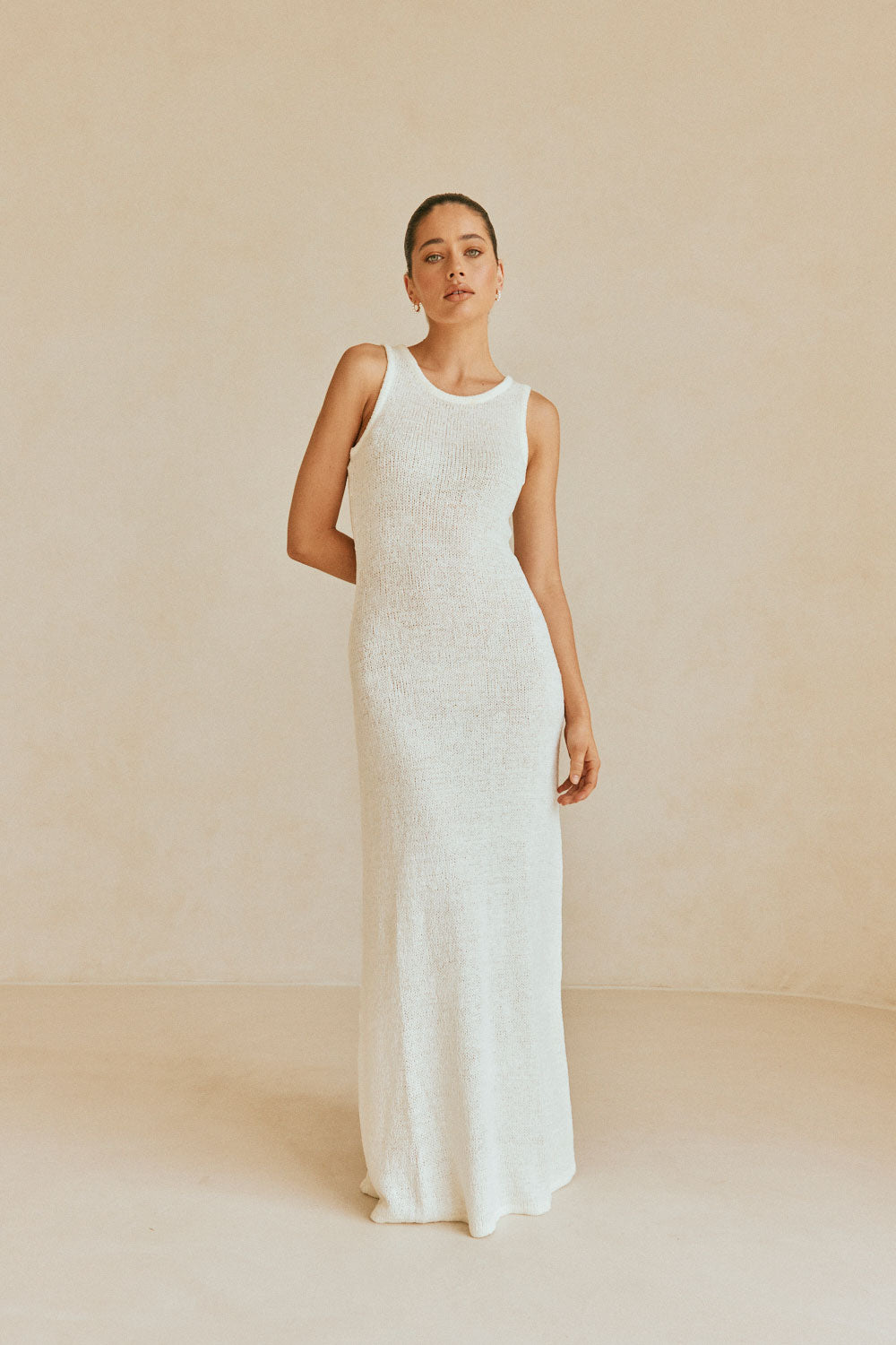 Bardot Maxi Dress - White
