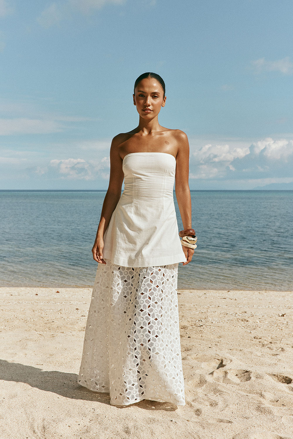 Keana Dress - White