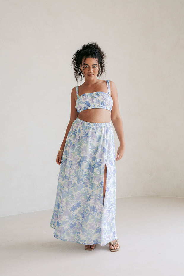 Venesa Skirt - Juniper Floral