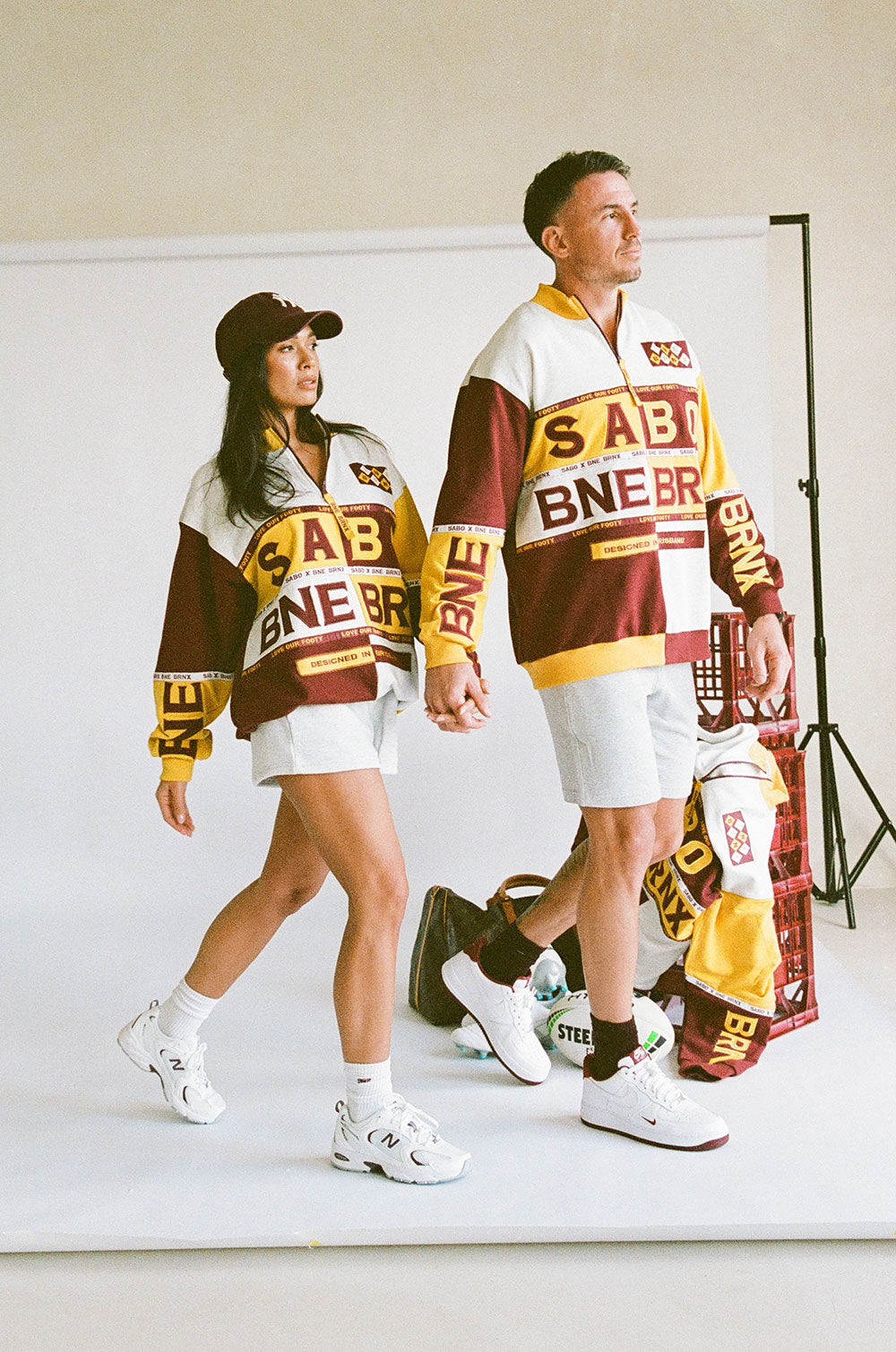 Yellow BRNX X SABO Vintage Oversized Sweater