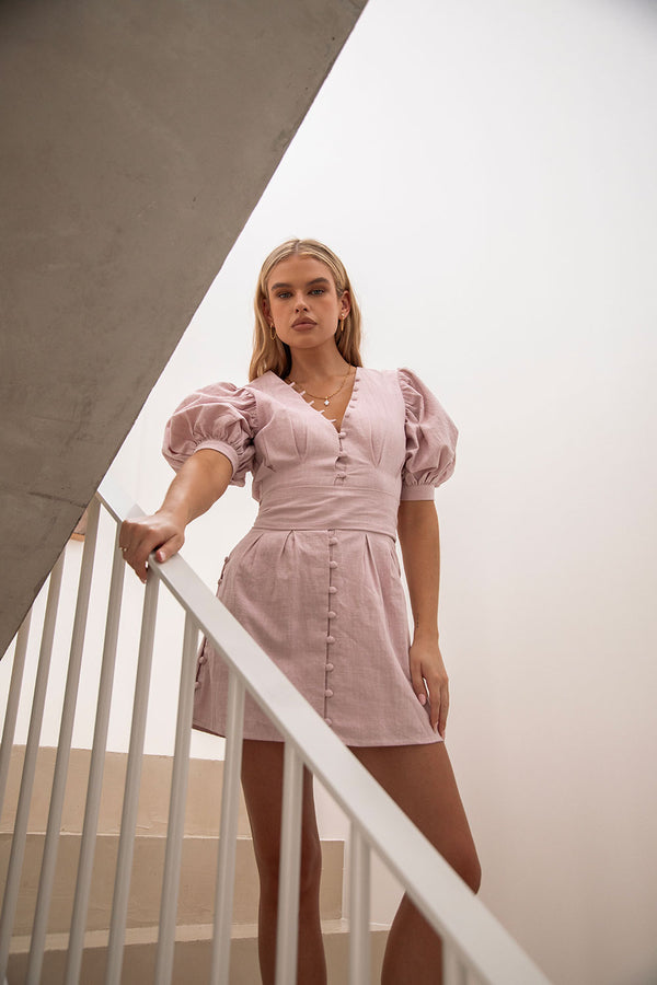 Kori Mini Dress - Lilac