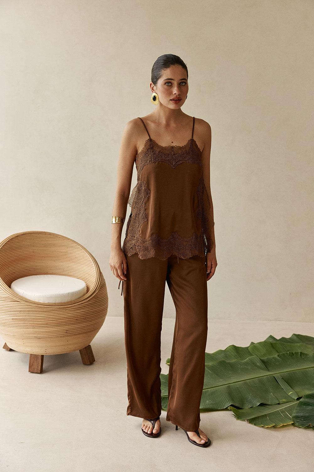 Amalia Top - Chocolate