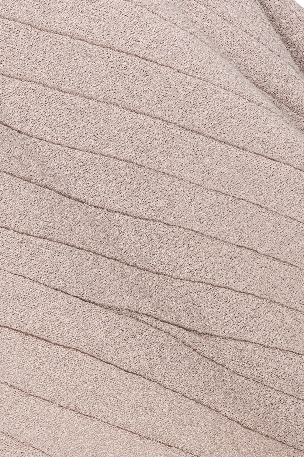 Grey Strapless Split Raveen Dress