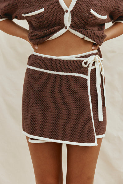 Shiloh Skirt - Chocolate