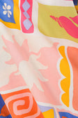 Solis Tropical Print One Shoulder Maxi Seraphine Dress