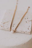 18K Gold Plated Thin Chain Pearl Sorrento Necklace