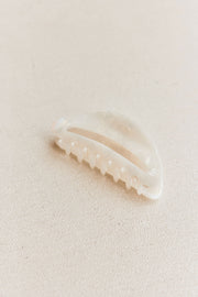 Anais Claw Clip - White