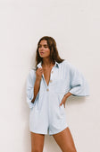 SAMPLE-Milena Playsuit - Blue