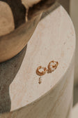 Leia Pearl Huggie Earrings