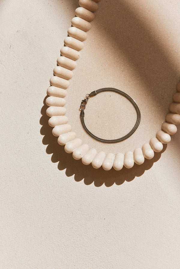 Silver Herringbone Klara Herringbone Bracelet