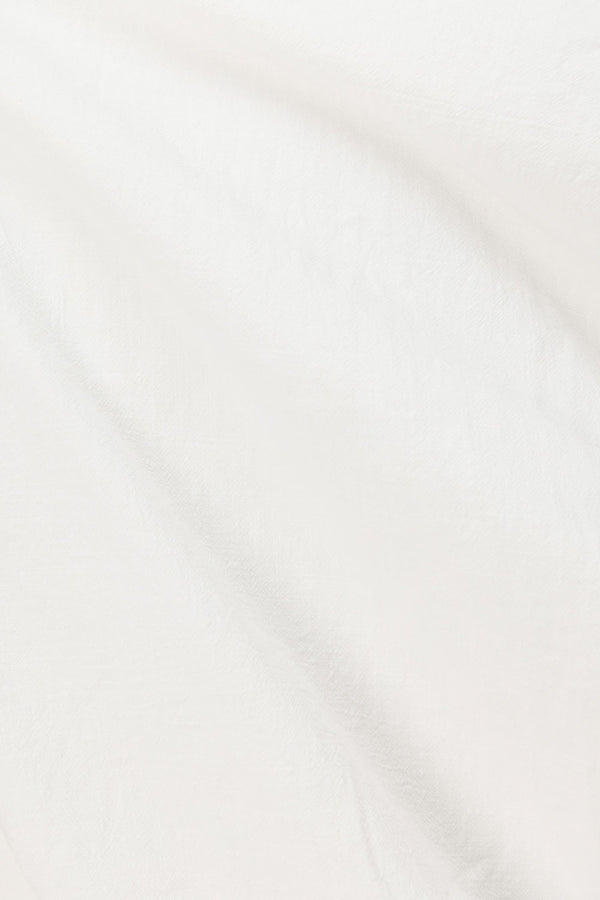 White Cotton Lace Gathered Maxi Cora Dress