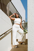 Yukio Knit Pants - White