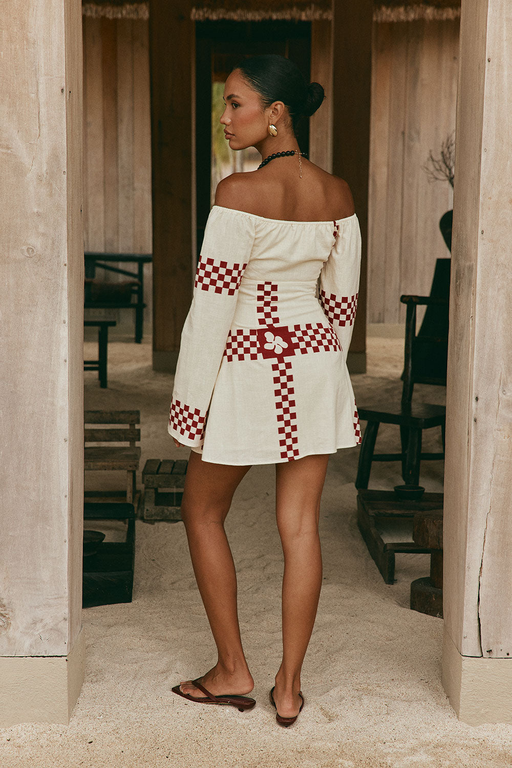 Layne Dress - Checker Plaid